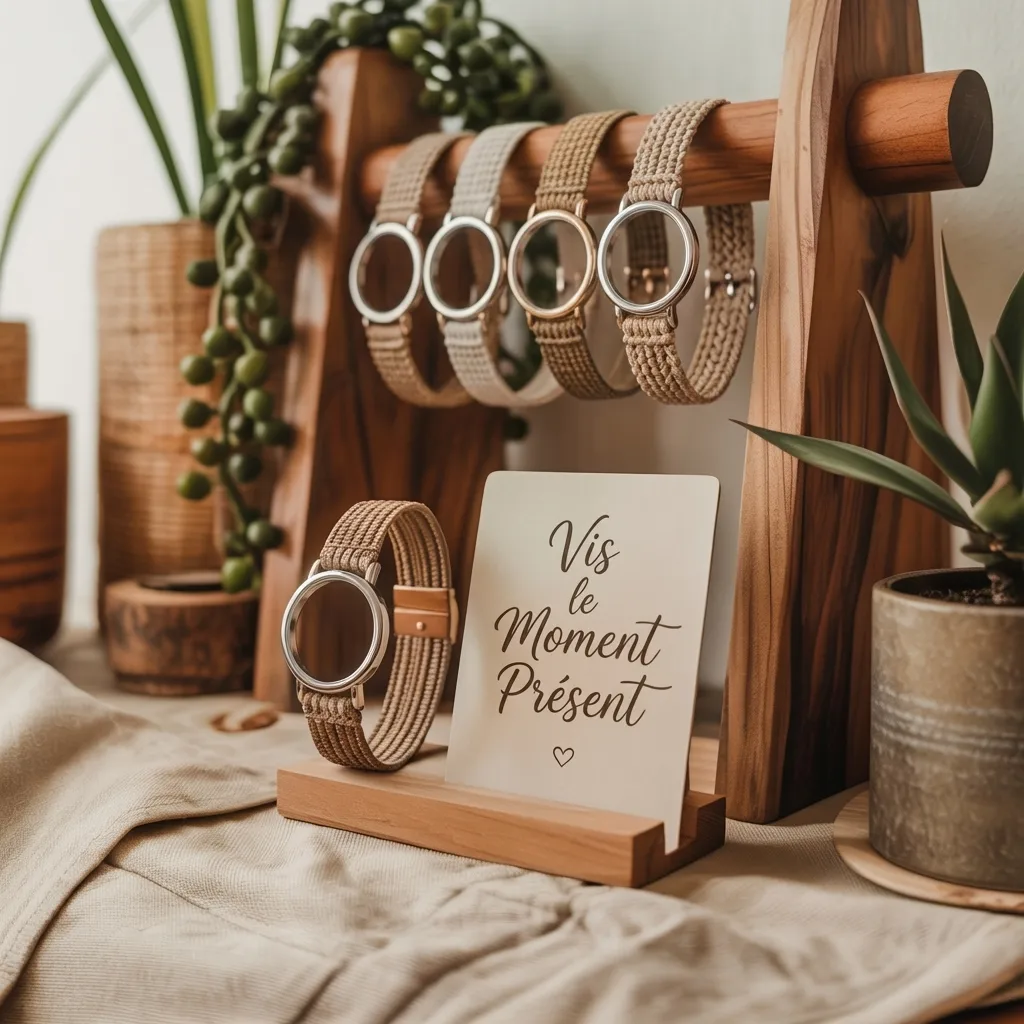 Portant La Montre du Moment Présent pour magasin